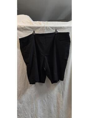 Terra & Sky Black Plus Size Pull-On Shorts 3X (24W-26W)